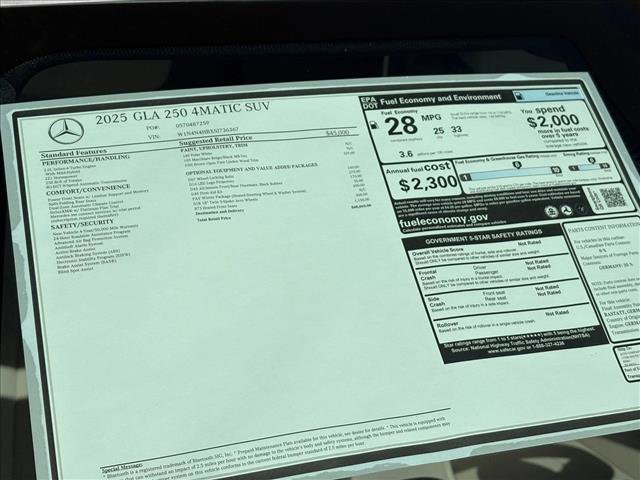 Certified 2025 Mercedes-Benz GLA 250 4MATIC image 28