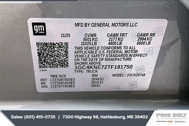 New 2026 Chevrolet Silverado 2500 LT w/ Trail Boss Package image 7