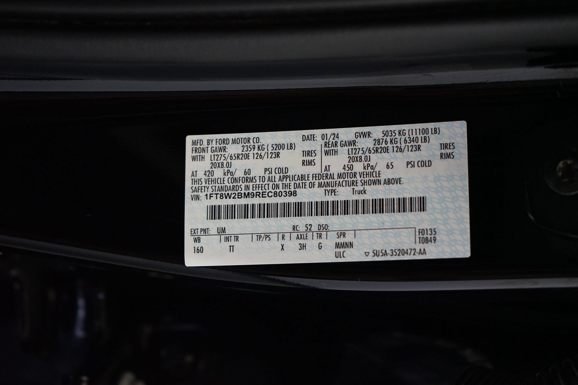 Used 2024 Ford F250 Limited w/ FX4 Off-Road Package AWD/4WD image 35