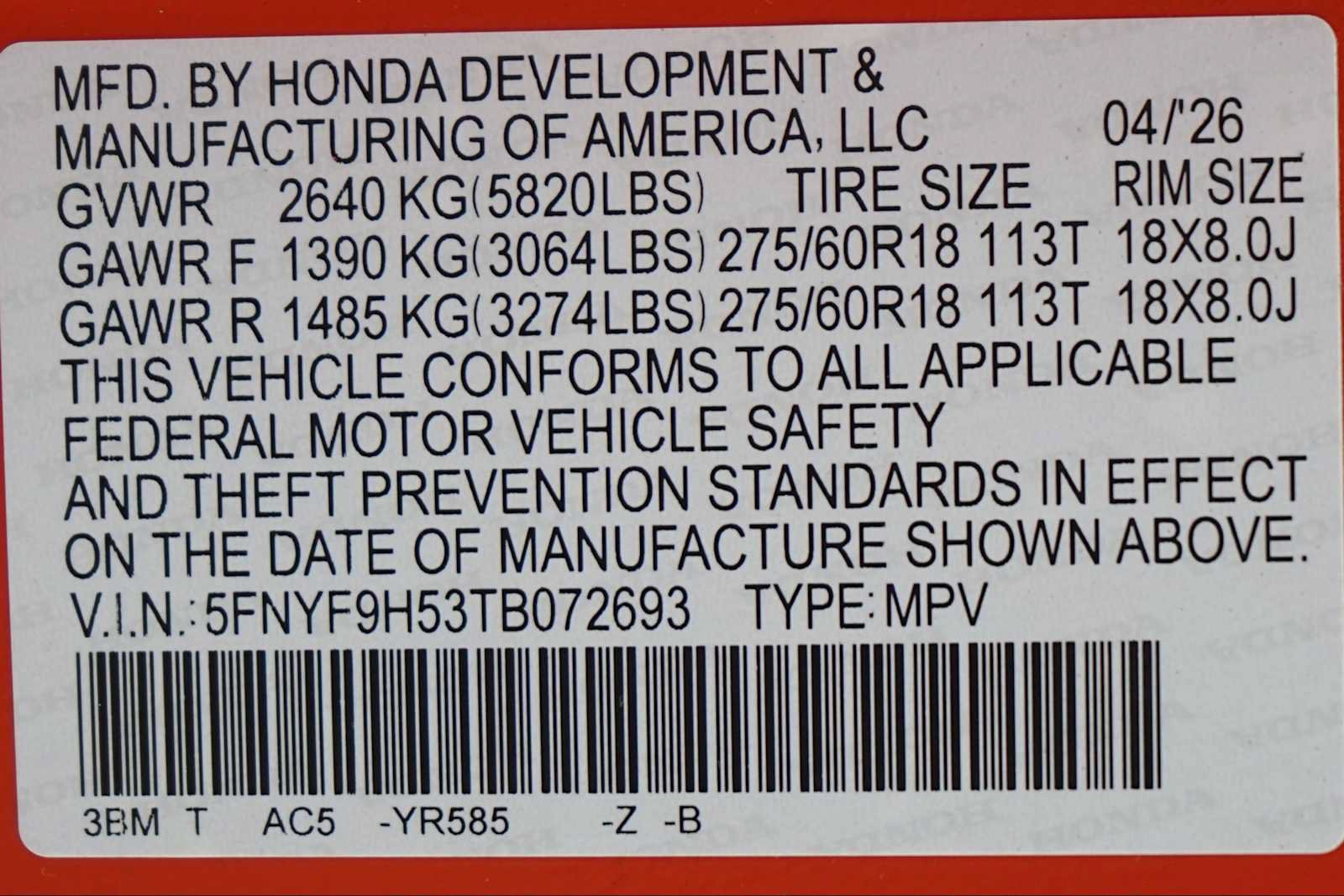 New 2026 Honda Passport TrailSport image 21
