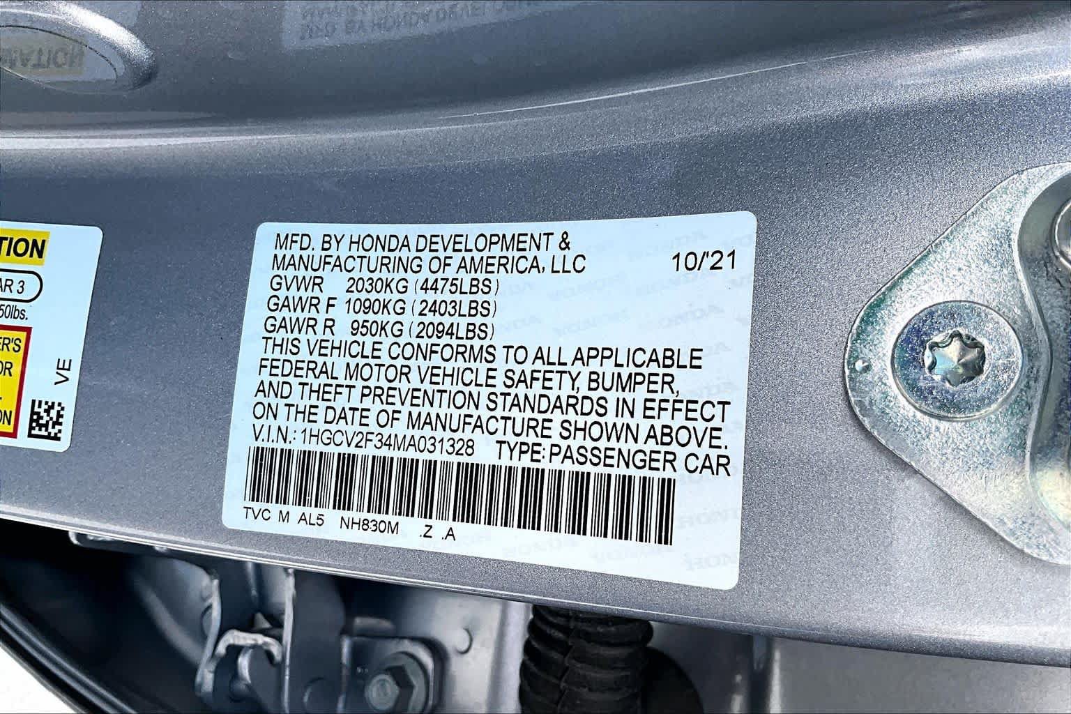 Used 2021 Honda Accord Sport image 32