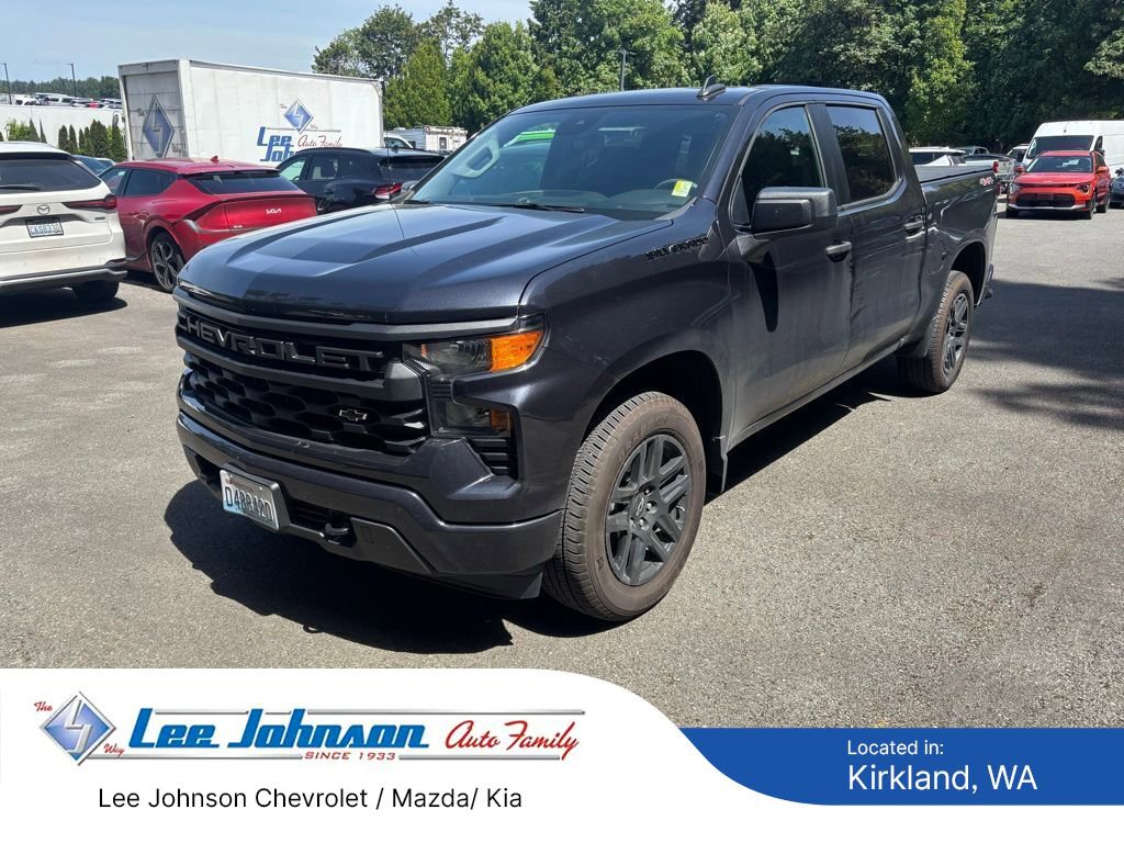 Used 2023 Chevrolet Silverado 1500 Custom w/ LPO, Dark Essentials Package