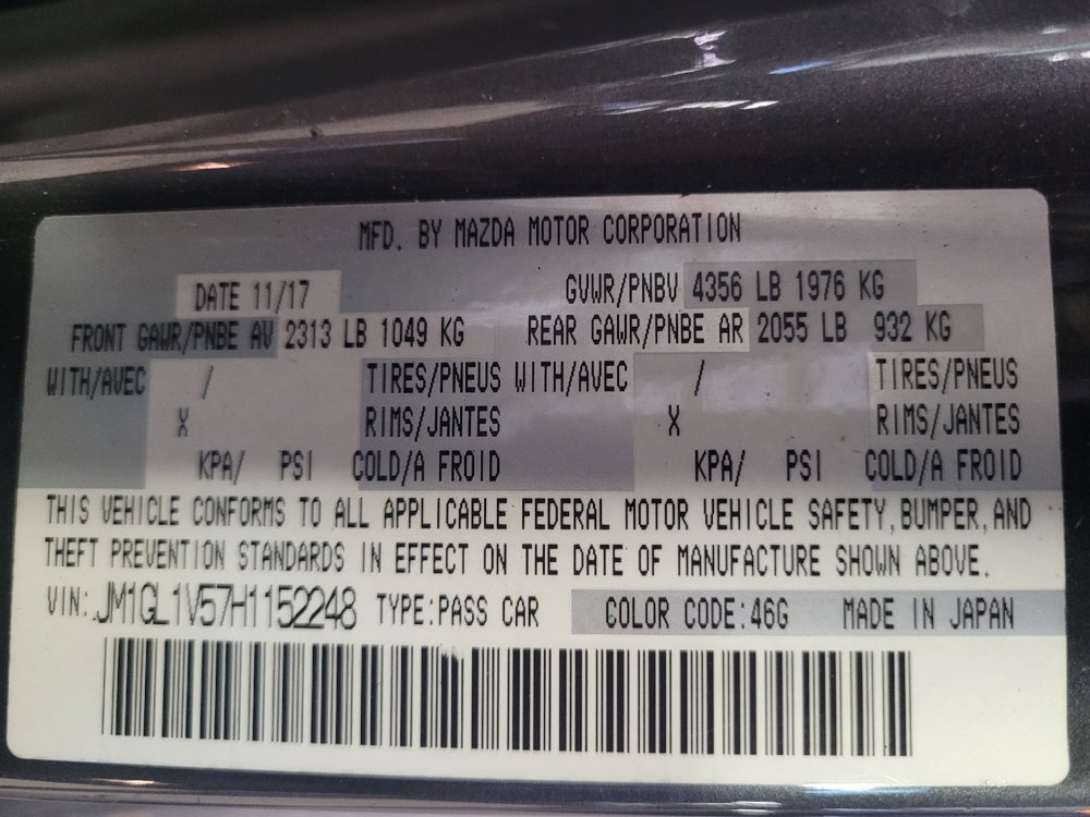 Used 2017 MAZDA MAZDA6 Touring image 33