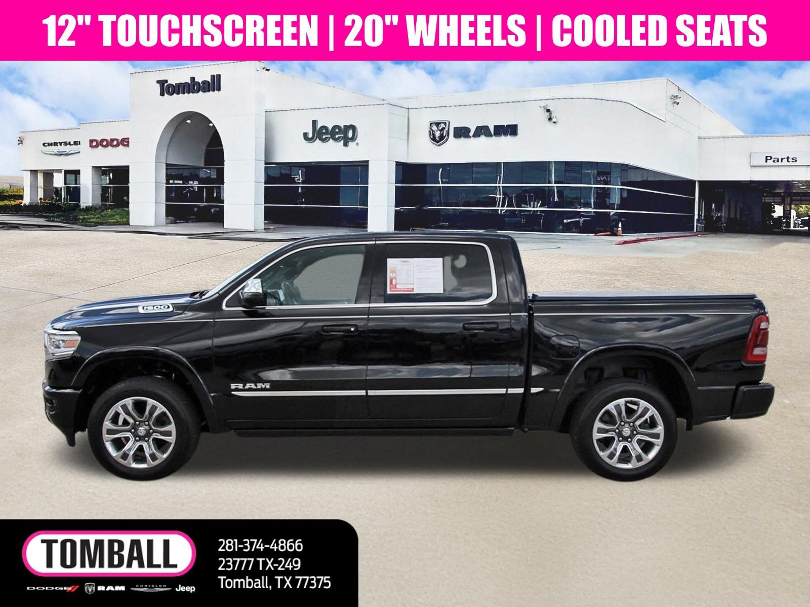 Used 2023 RAM 1500 Limited w/ Body Color Bumper Group AWD/4WD image 4