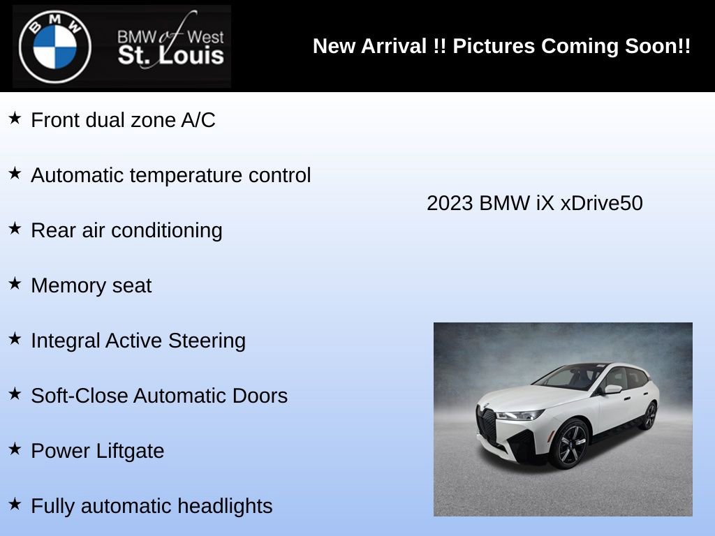 Used 2023 BMW iX xDrive50 w/ Premium Package AWD/4WD image 9