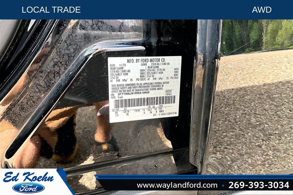 Used 2024 Ford Maverick XLT w/ Equipment Group 300A Standard AWD/4WD image 36