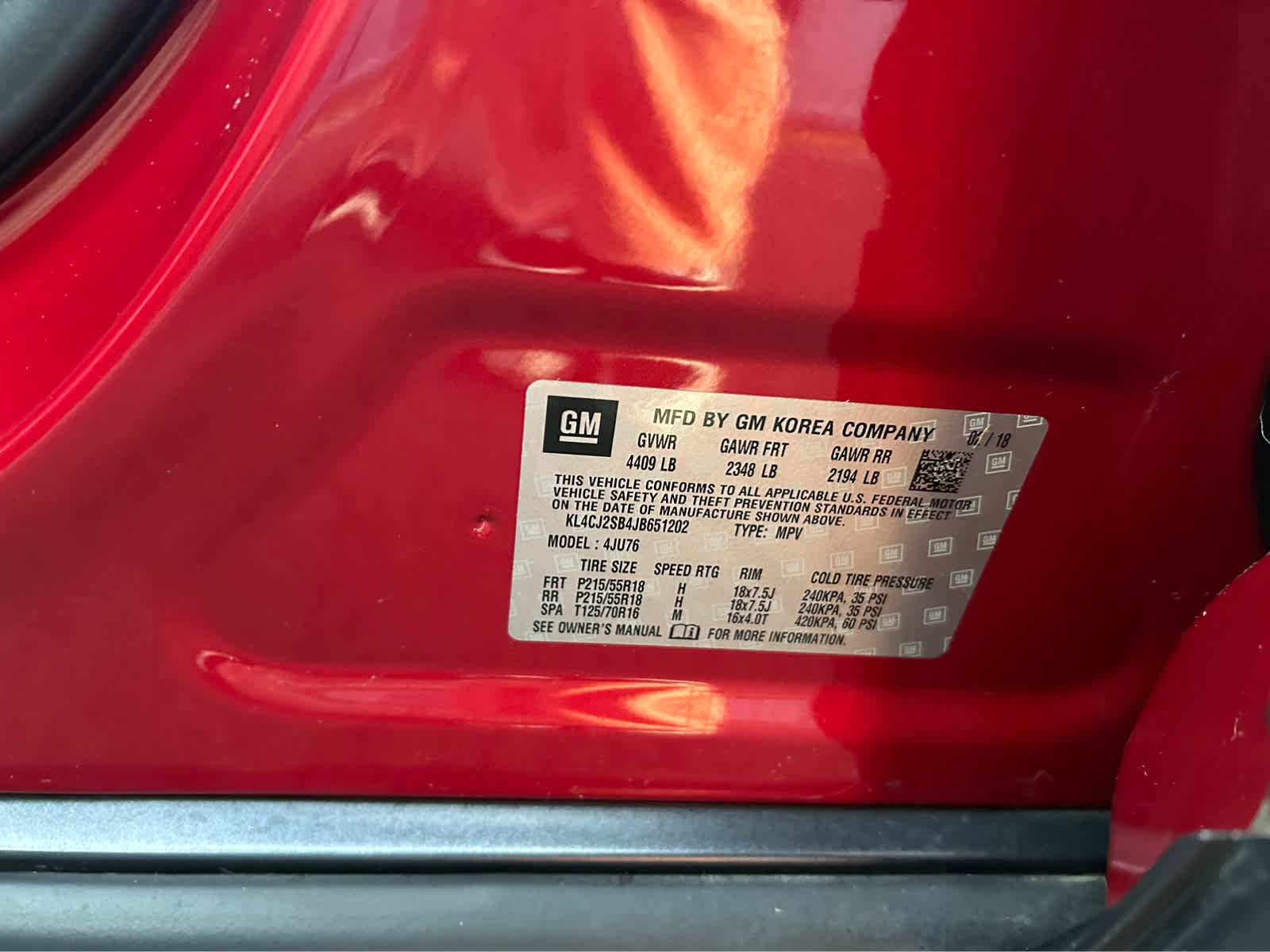 Used 2018 Buick Encore Sport Touring image 27