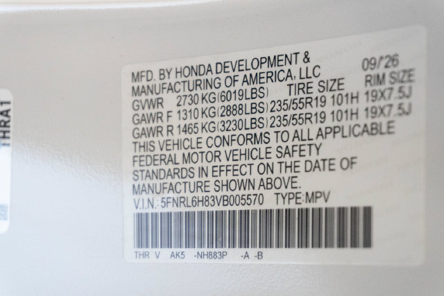 New 2027 Honda Odyssey Touring image 28