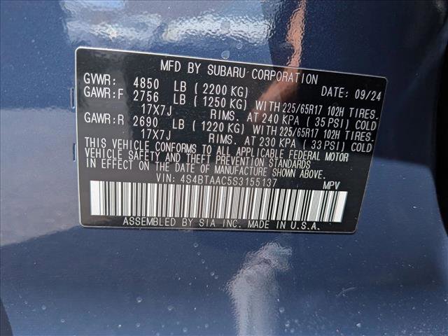 Used 2025 Subaru Outback w/ Popular Package #1A image 16