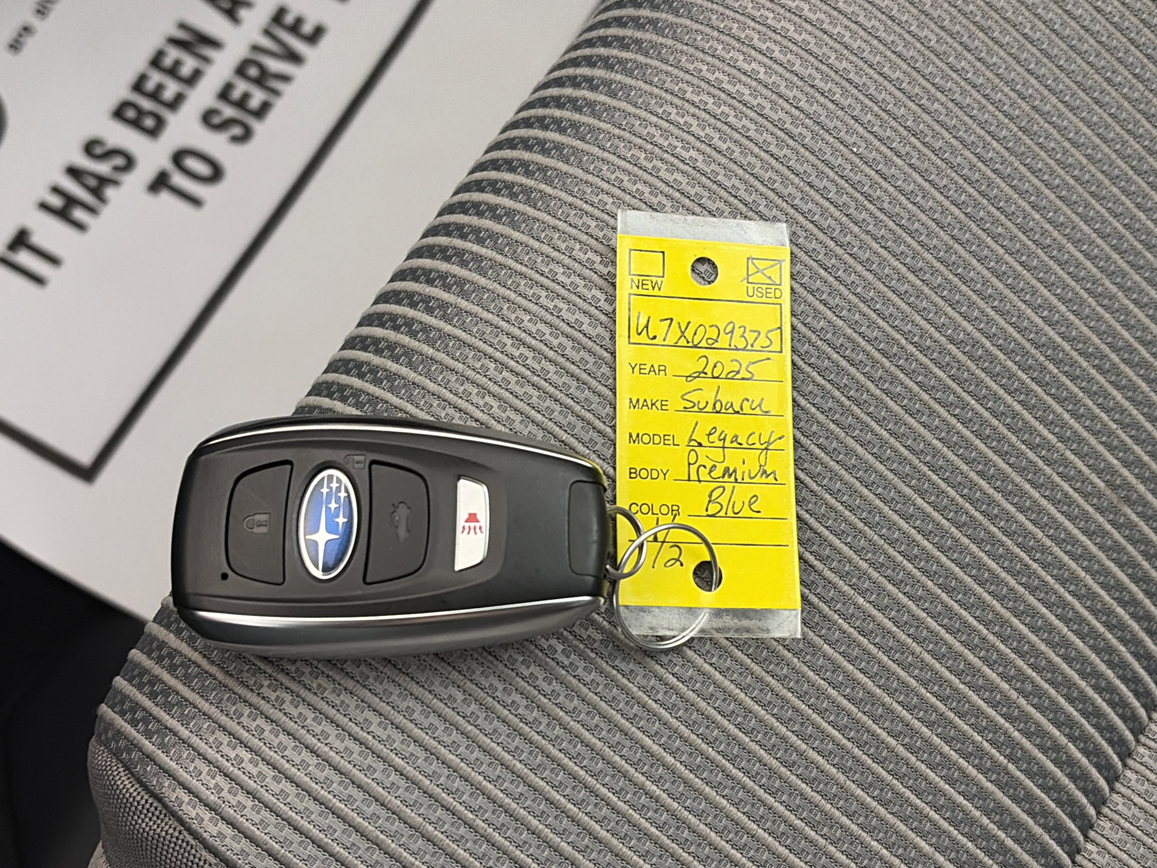 New 2025 Subaru Legacy Premium AWD/4WD image 30