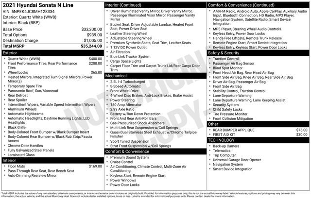 Used 2021 Hyundai Sonata N Line image 5