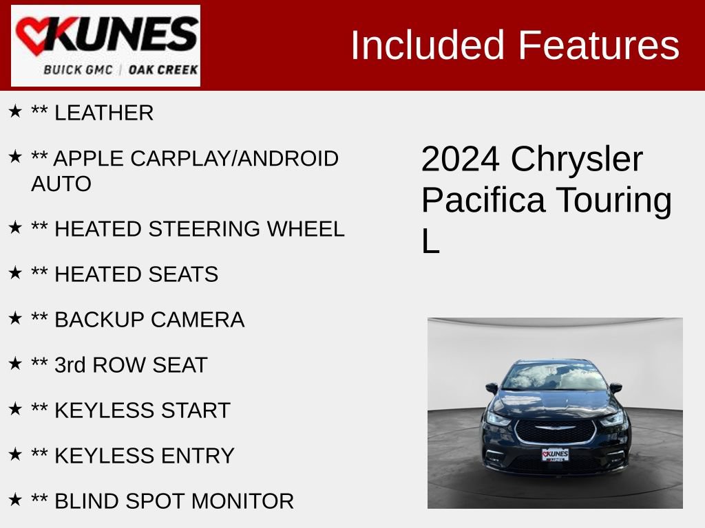 Used 2024 Chrysler Pacifica Touring-L FWD image 2
