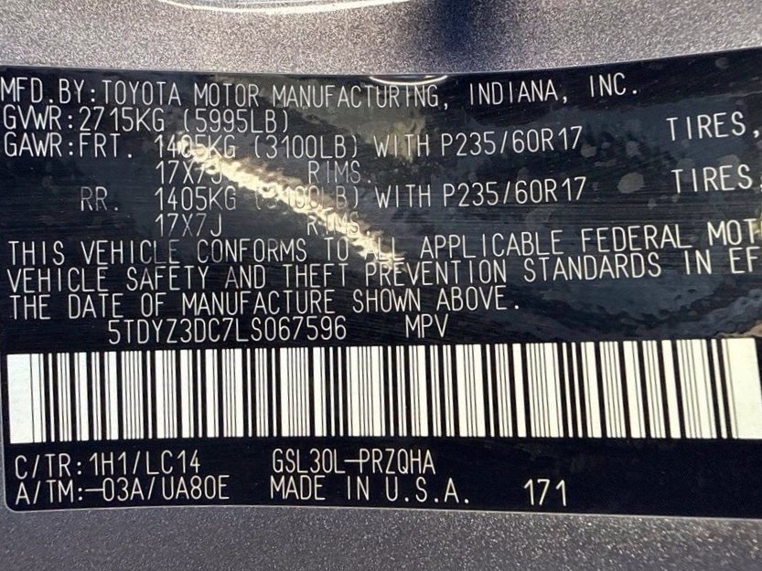 Used 2020 Toyota Sienna XLE FWD image 31