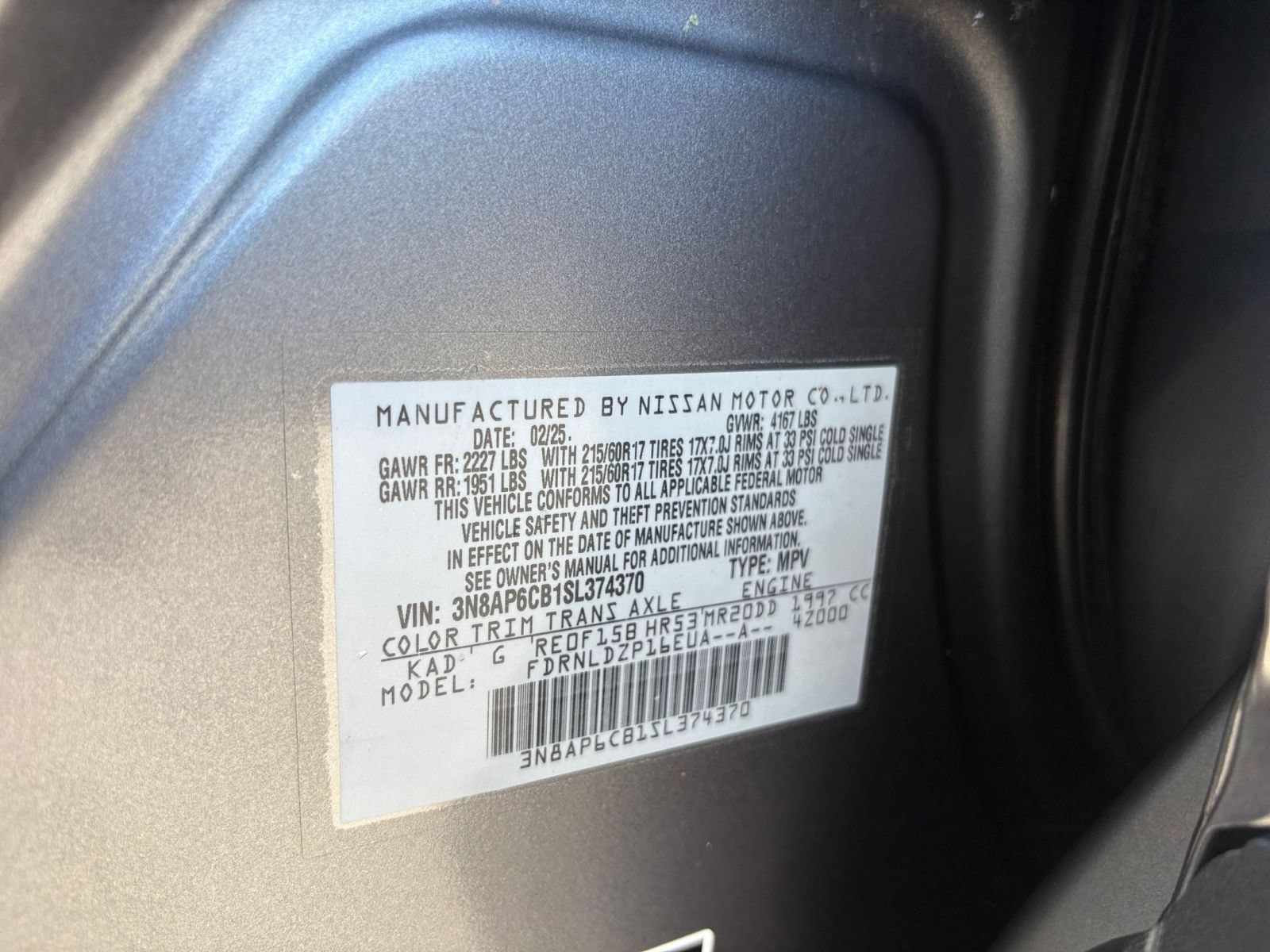 Used 2025 Nissan Kicks SV AWD/4WD image 27