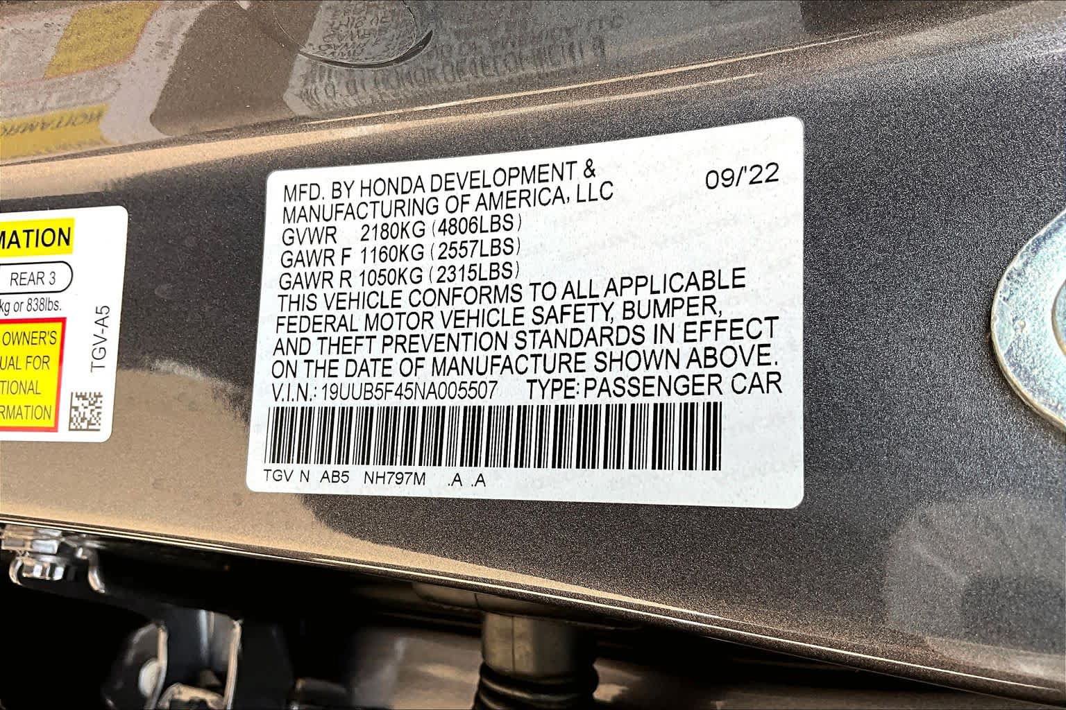 Used 2022 Acura TLX w/ Technology Package FWD image 37