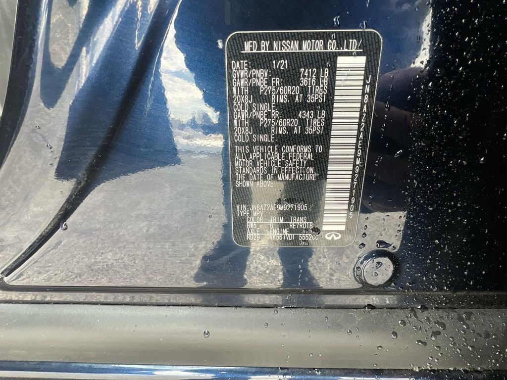 Used 2021 INFINITI QX80 Luxe image 34