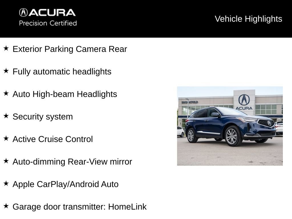 Certified 2023 Acura RDX AWD w/ Technology Package image 17