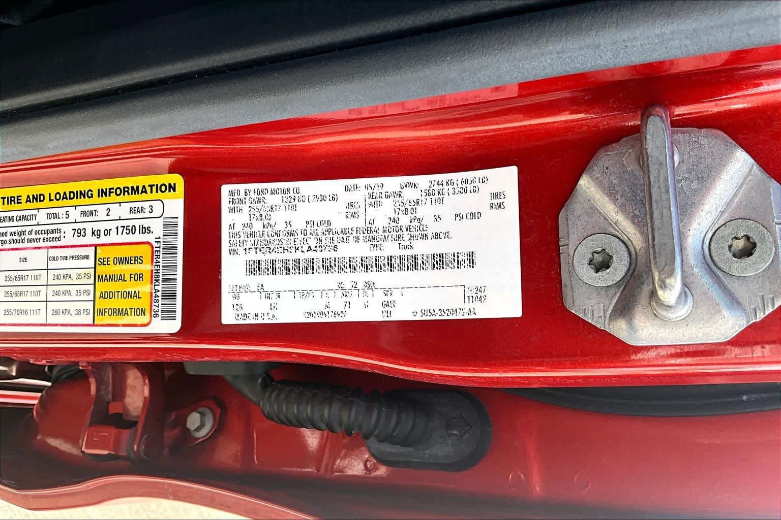 Used 2019 Ford Ranger XLT w/ Equipment Group 301A Mid RWD image 33