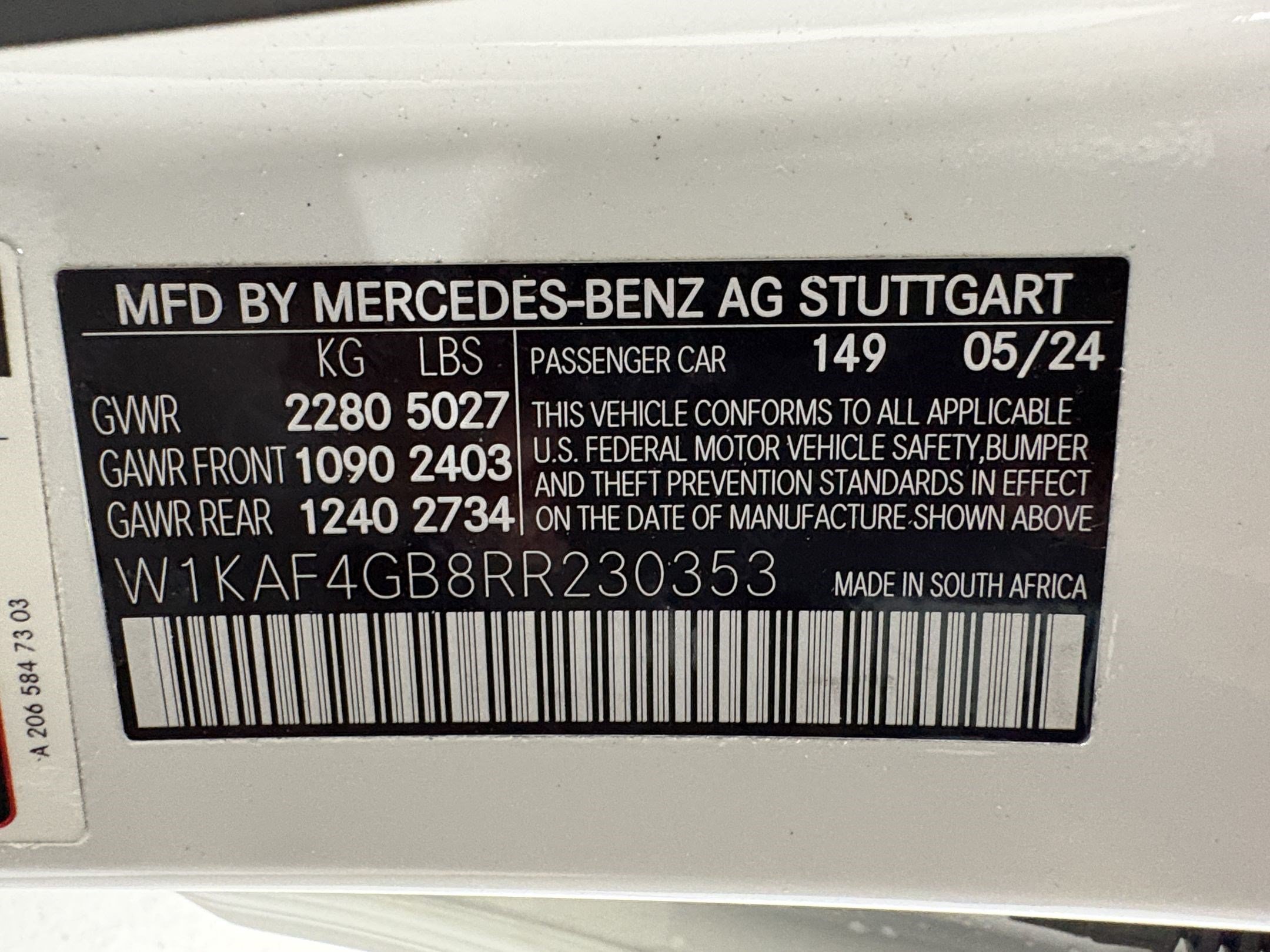 Certified 2024 Mercedes-Benz C 300 Sedan image 25