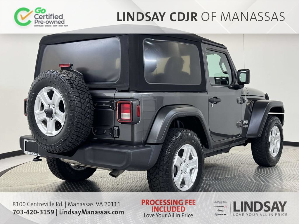Certified 2019 Jeep Wrangler Sport AWD/4WD image 9