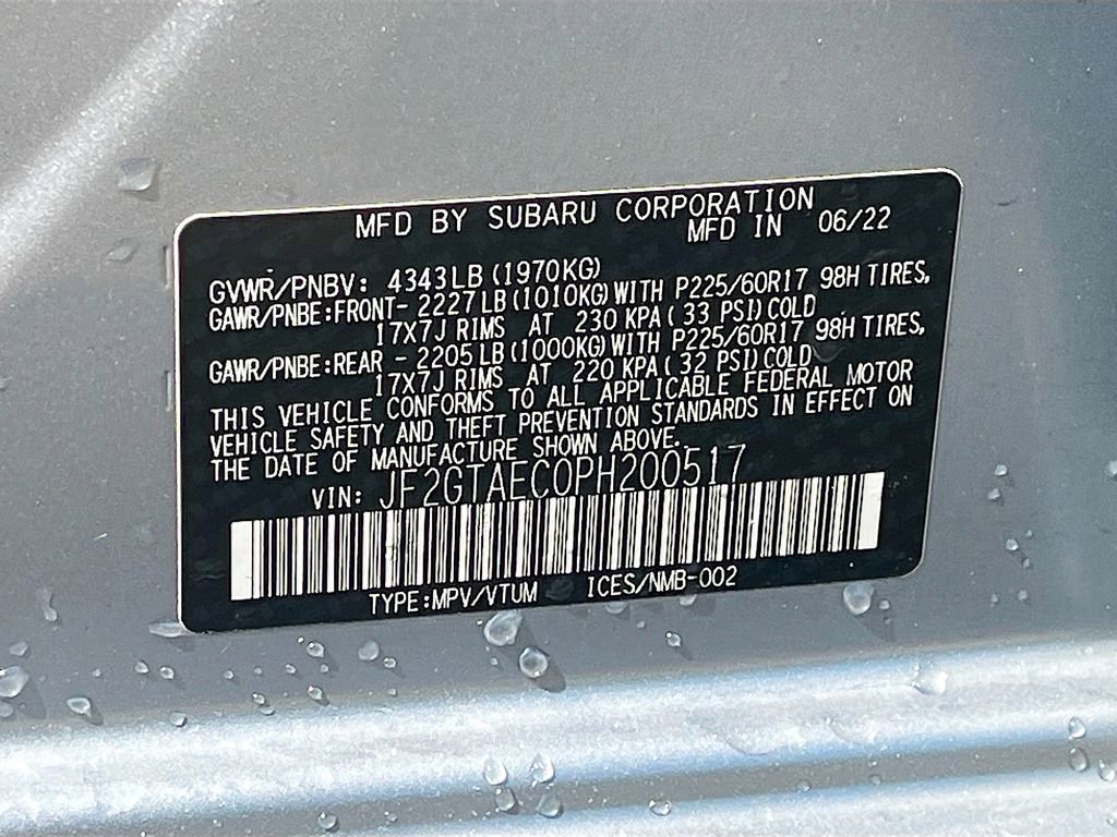 Used 2023 Subaru Crosstrek 2.0i Premium image 32