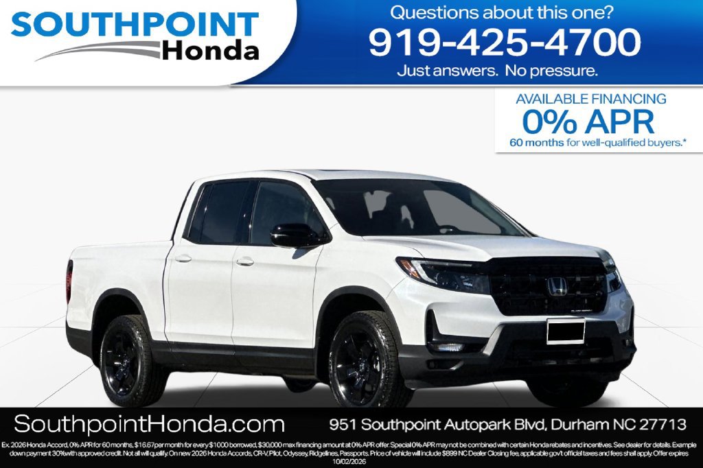 New 2026 Honda Ridgeline Black Edition image 1