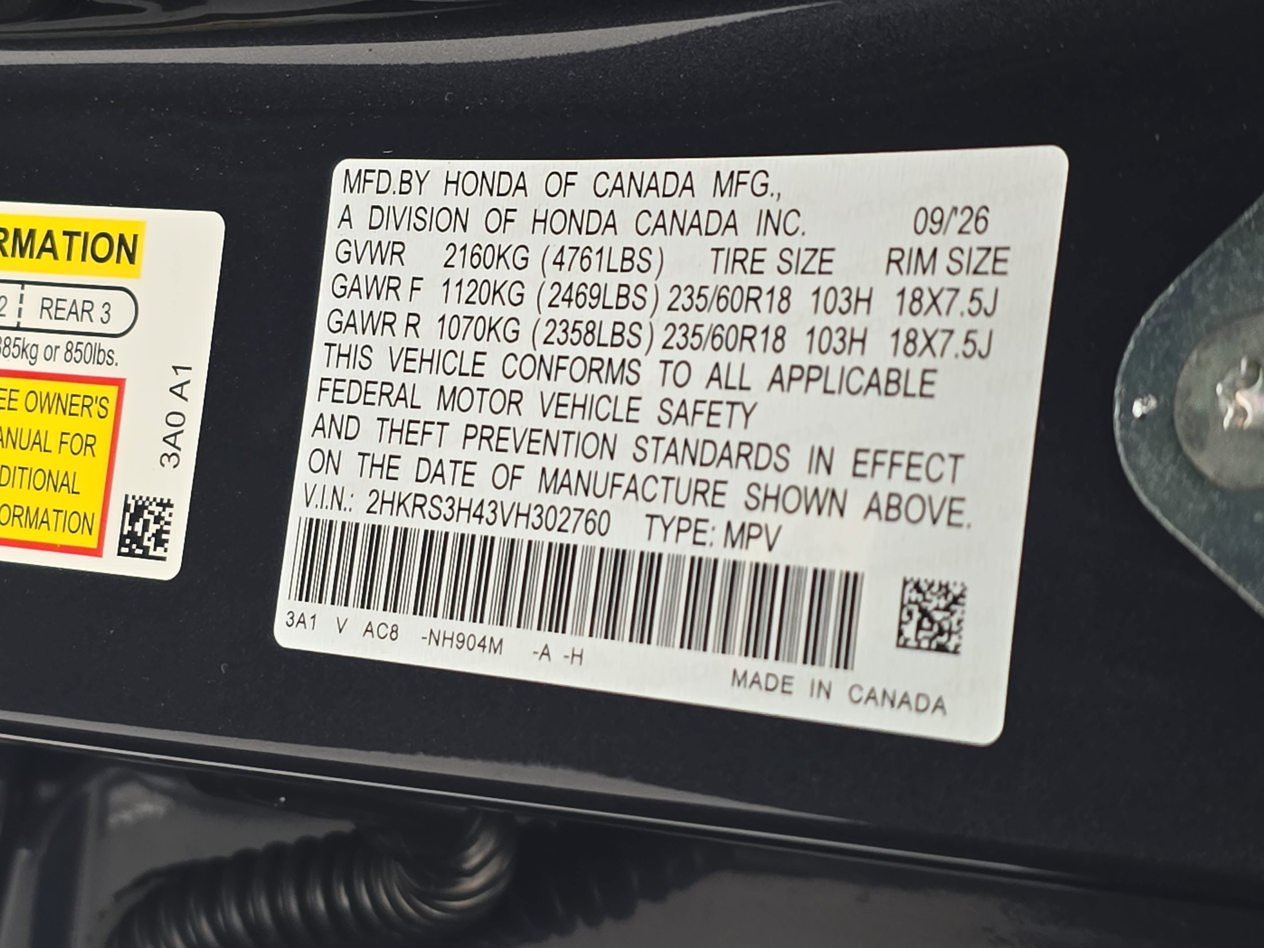 New 2027 Honda CR-V EX image 35