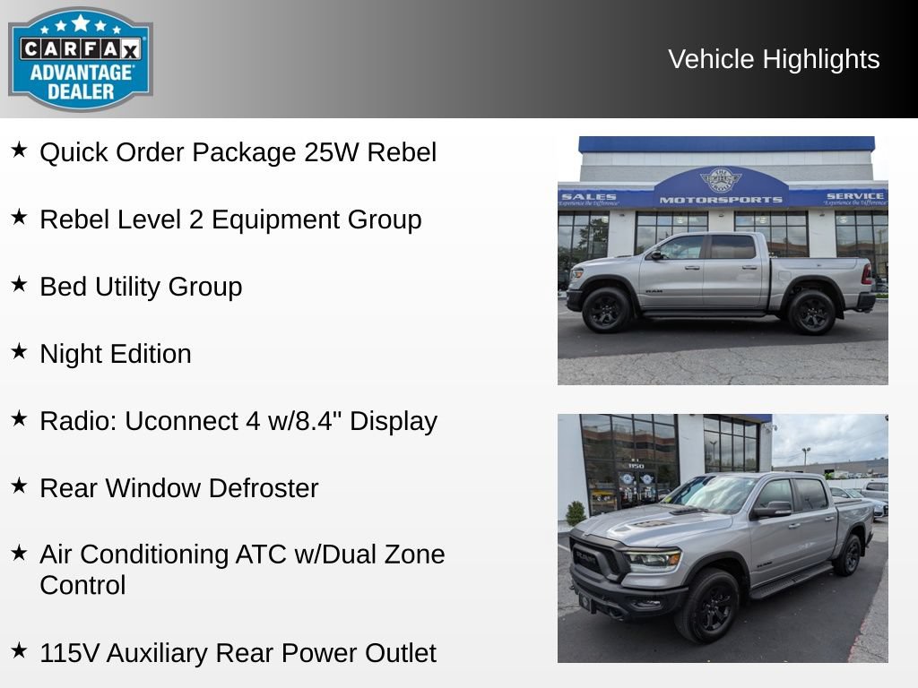 Used 2021 RAM 1500 Rebel w/ Level 2 Equipment Group AWD/4WD image 4