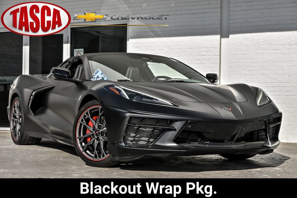 Certified 2025 Chevrolet Corvette Stingray Preferred Cpe w/ Stealth Interior Trim Package RWD image 1