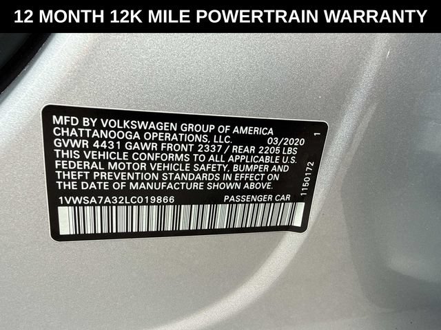 Used 2020 Volkswagen Passat 2.0T SE FWD image 29