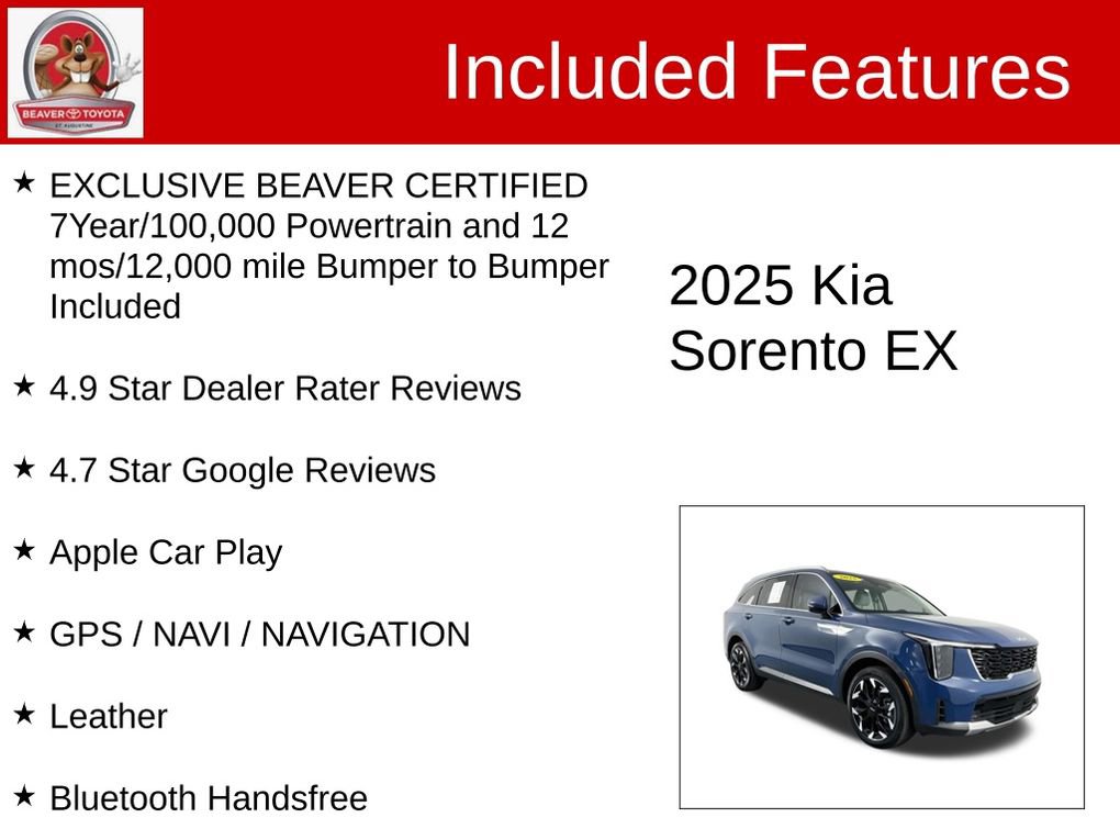 Used 2025 Kia Sorento EX FWD image 4