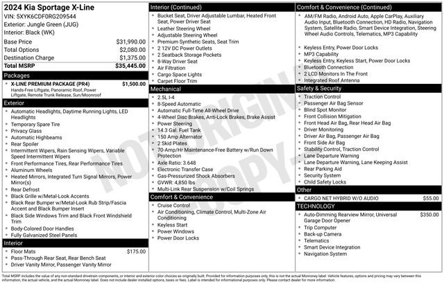 Certified 2024 Kia Sportage X-Line w/ X-Line Premium Package image 47