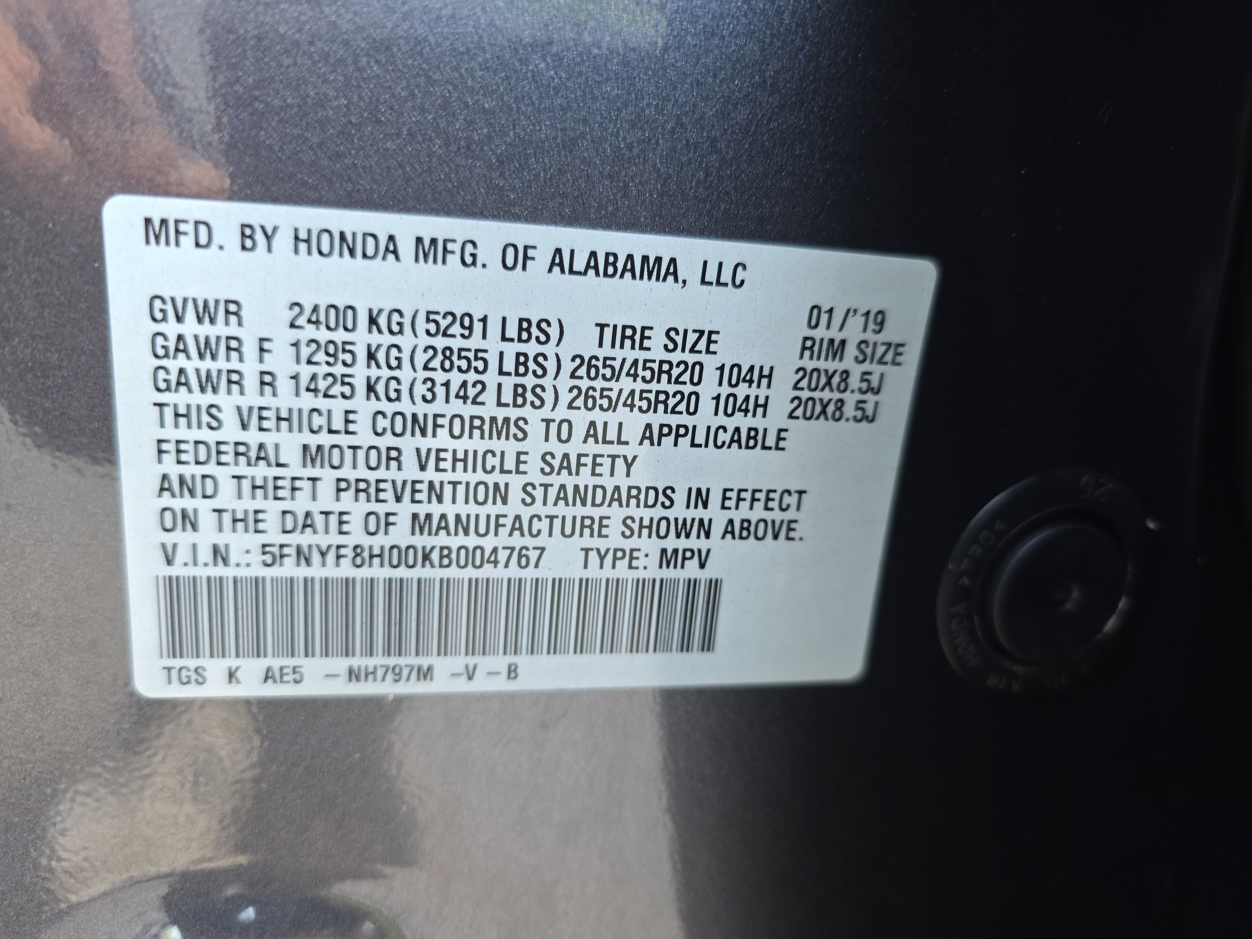 Used 2019 Honda Passport Elite image 38
