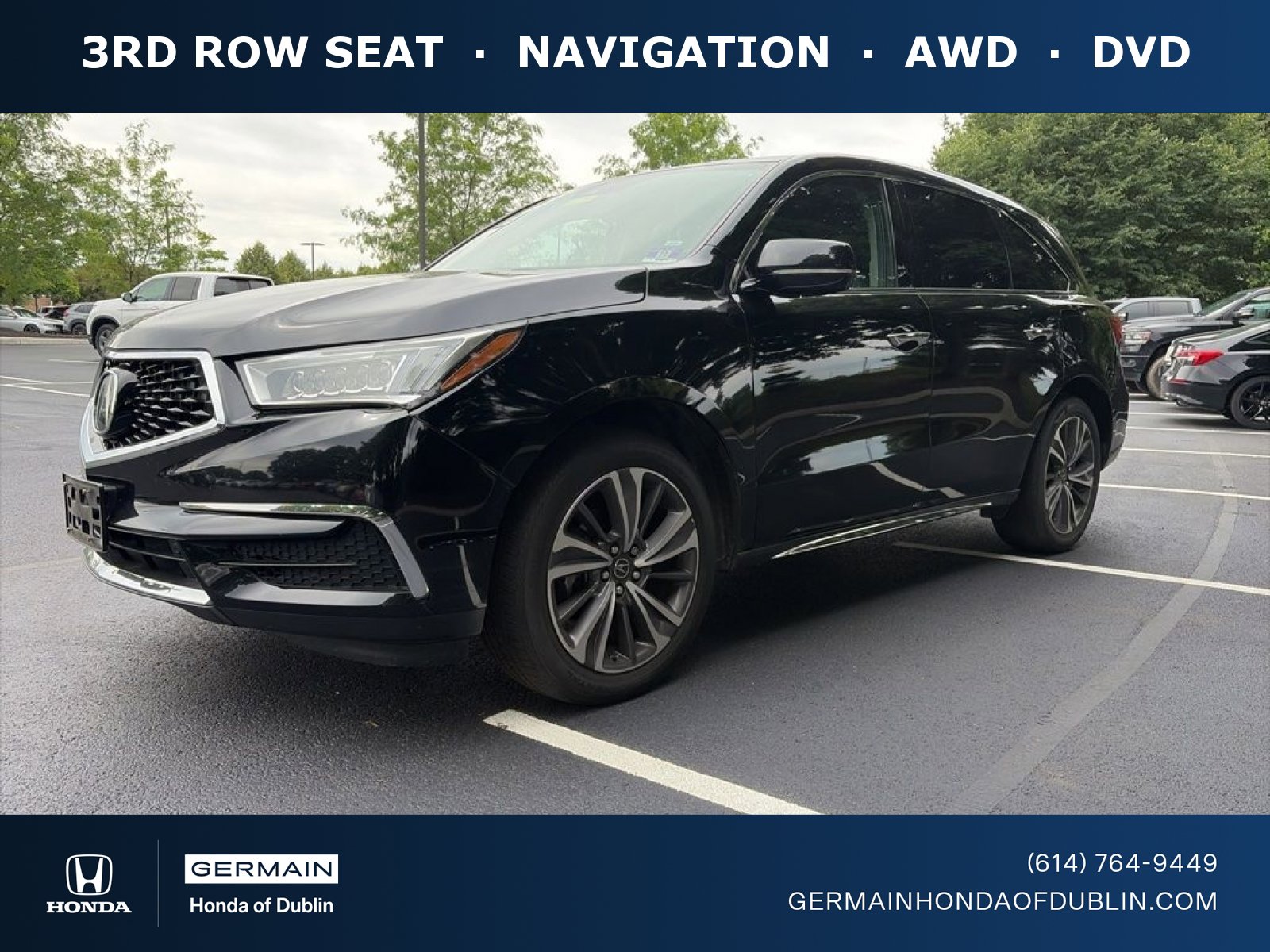 Used 2019 Acura MDX w/ Technology & Entertainment AWD/4WD image 1
