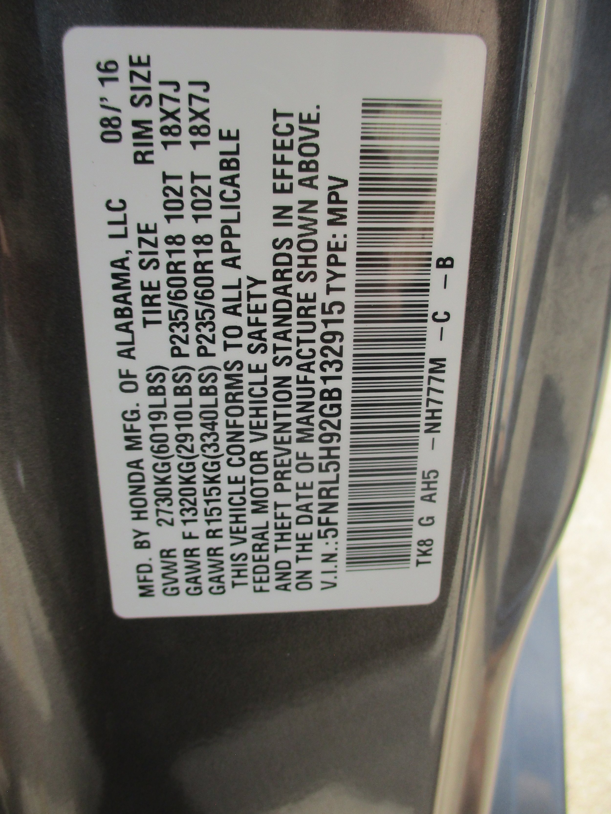 Used 2016 Honda Odyssey Touring Elite image 23