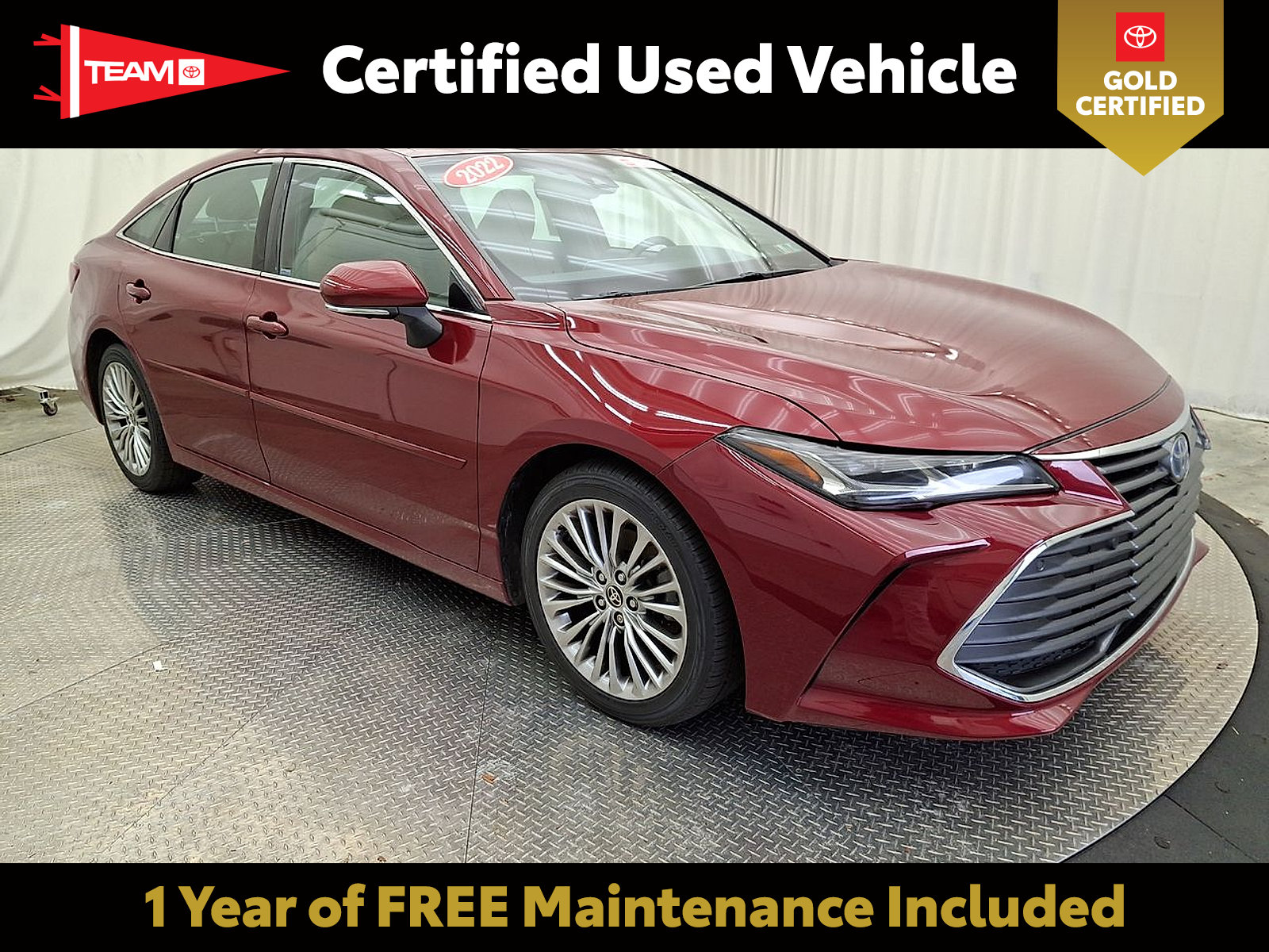 Certified 2022 Toyota Avalon Limited w/ Advanced Safety Package FWD image 1
