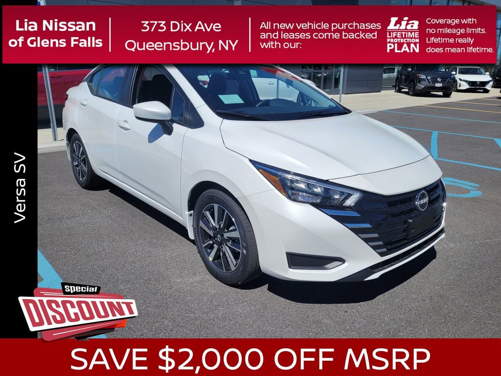 New 2025 Nissan Versa SV w/ Trunk Package