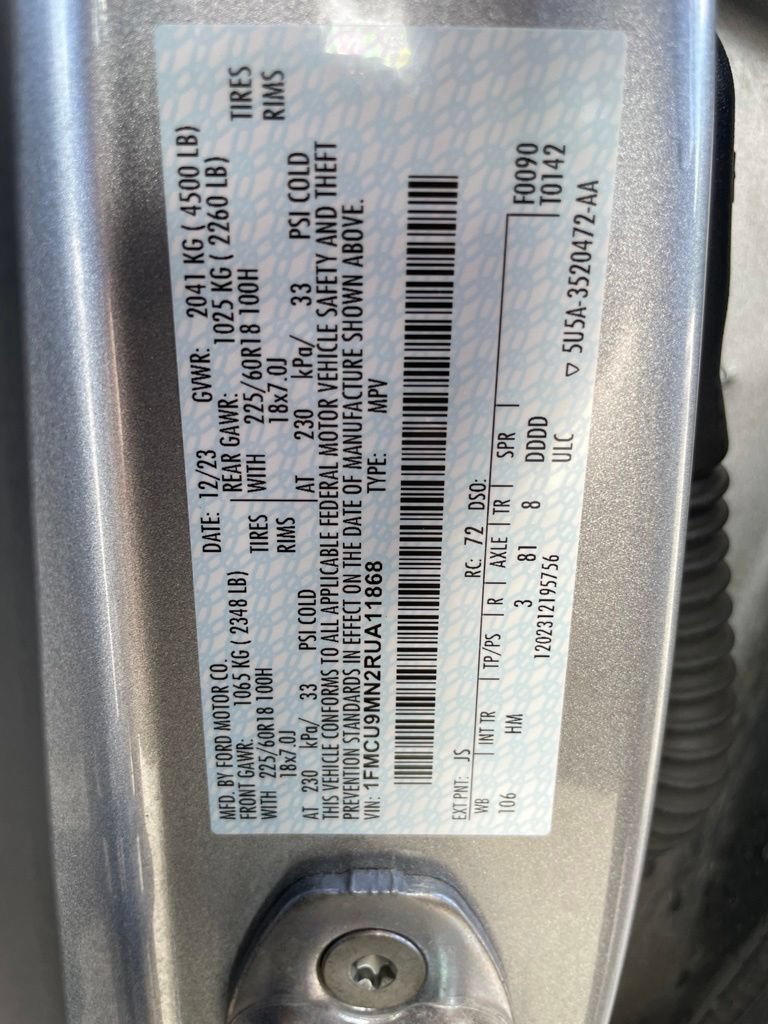 Used 2024 Ford Escape ST-Line AWD/4WD image 14