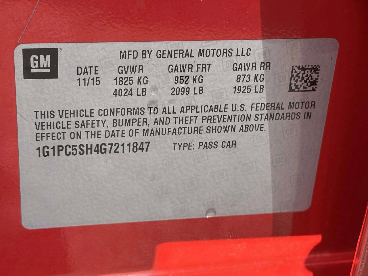 Used 2016 Chevrolet Cruze LS FWD image 15