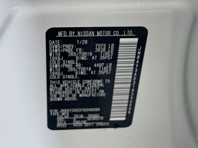 New 2026 Nissan Armada SV image 21