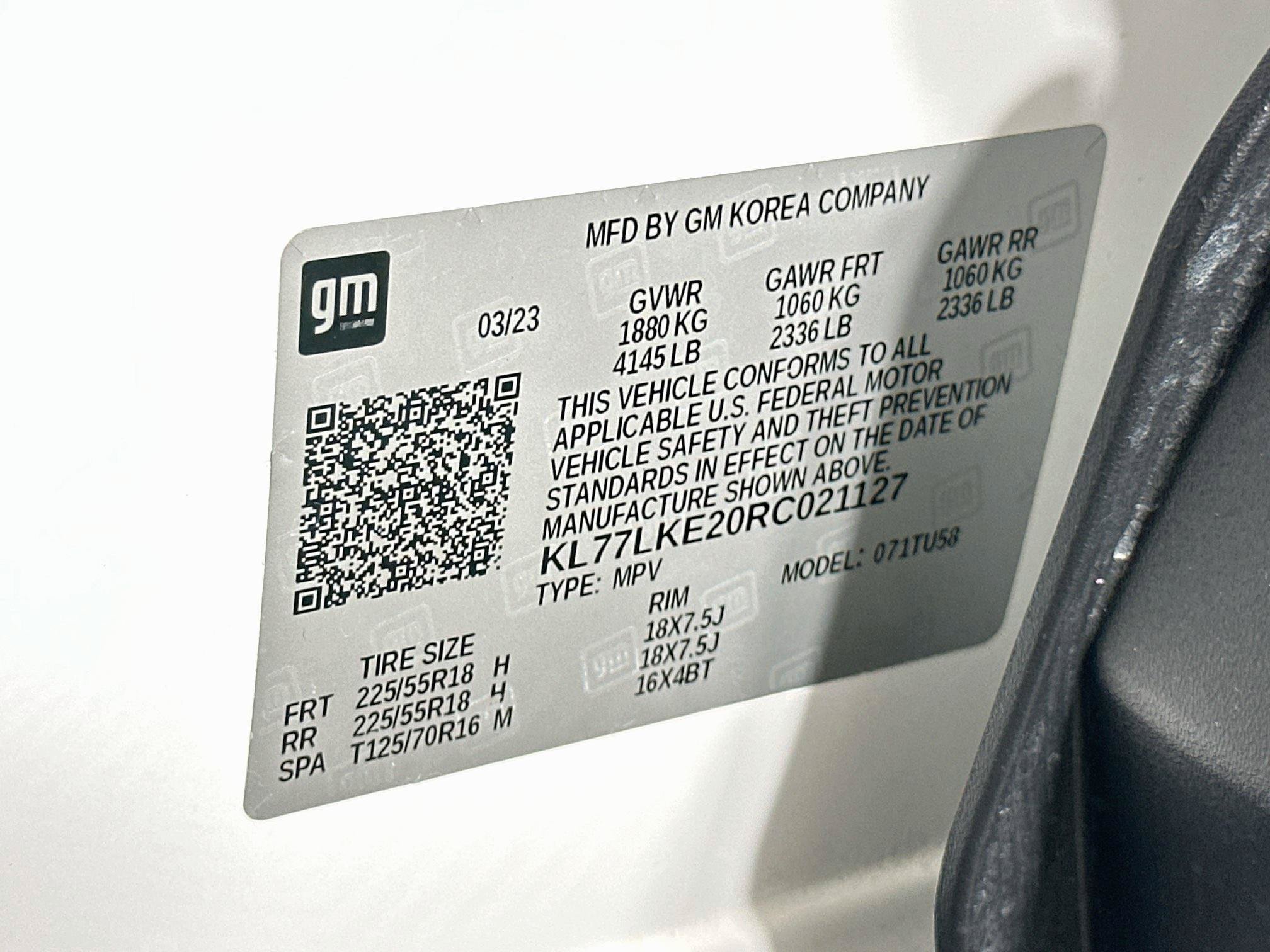 Used 2024 Chevrolet Trax ACTIV w/ Sunroof Package FWD image 12