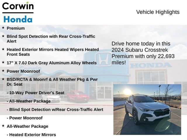 Used 2024 Subaru Crosstrek 2.0i Premium image 6