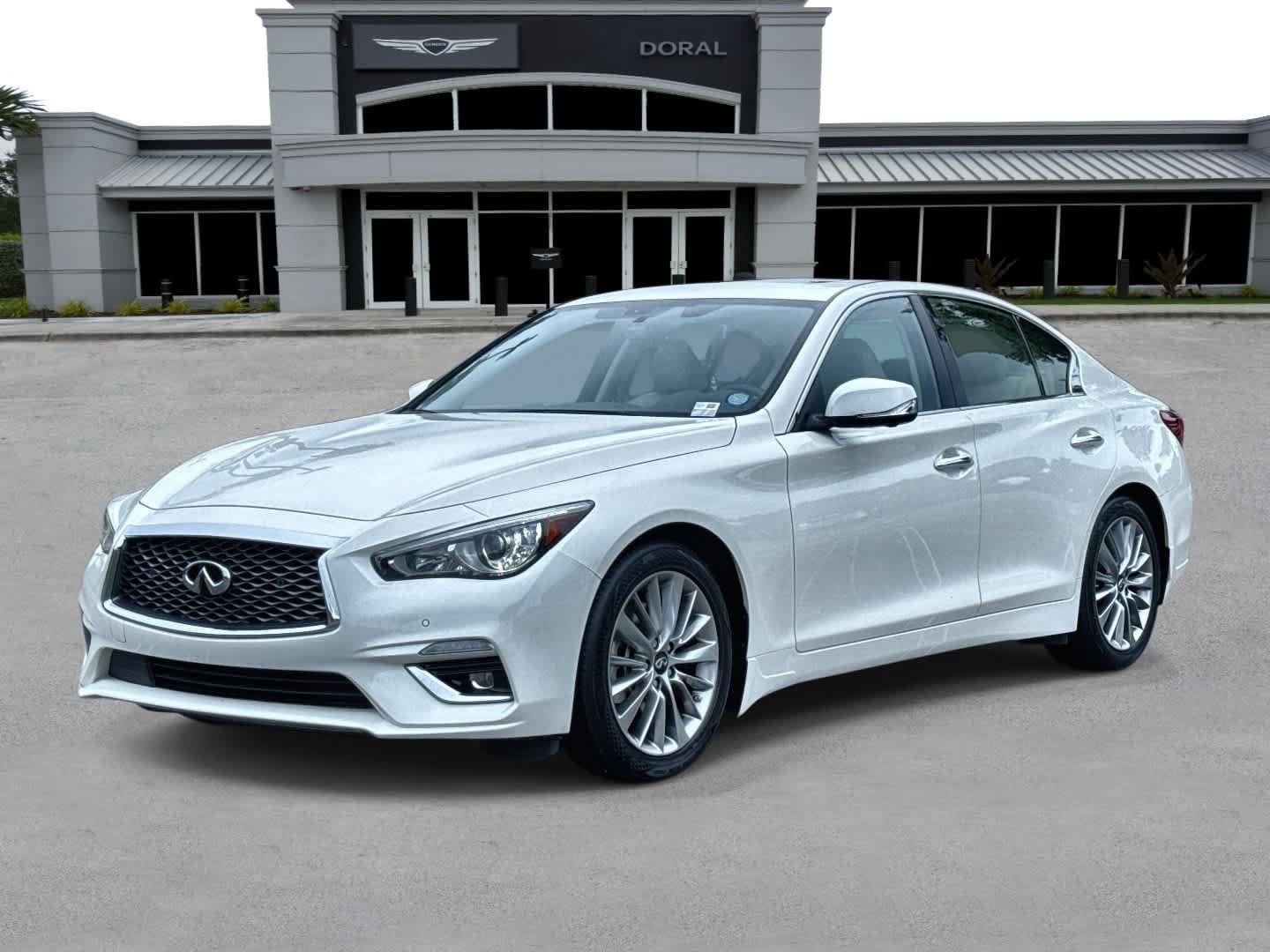 Used 2023 INFINITI Q50 Luxe w/ Cargo Package RWD image 1
