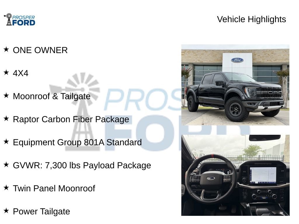 Used 2023 Ford F150 Raptor w/ Raptor Carbon Fiber Package AWD/4WD image 5