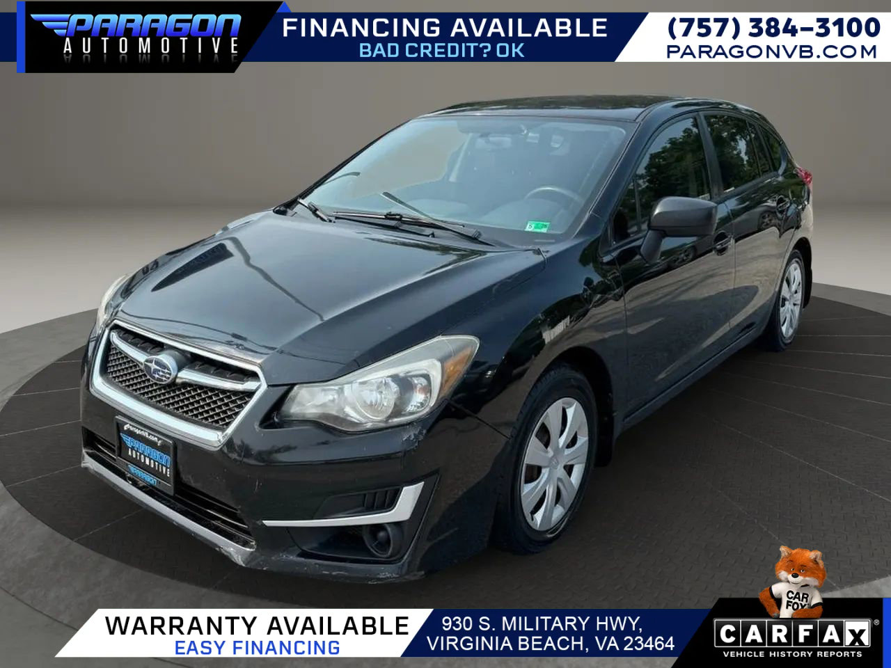 Used 2015 Subaru Impreza 2.0i