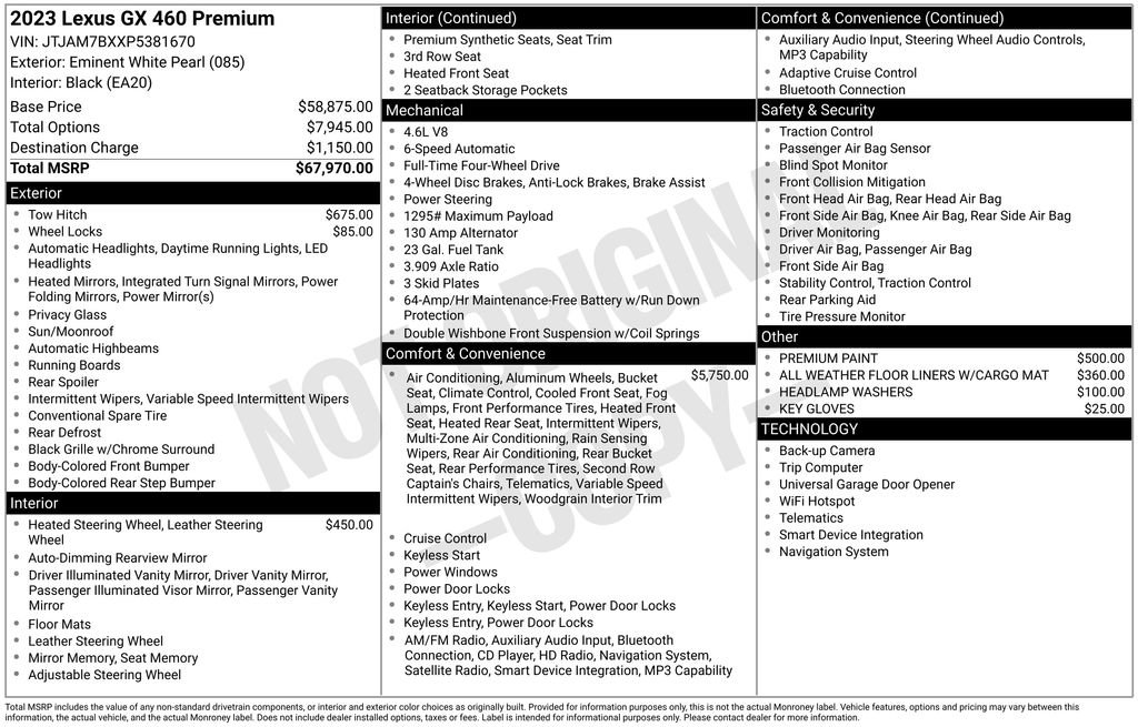 Used 2023 Lexus GX 460 Premium AWD/4WD image 32