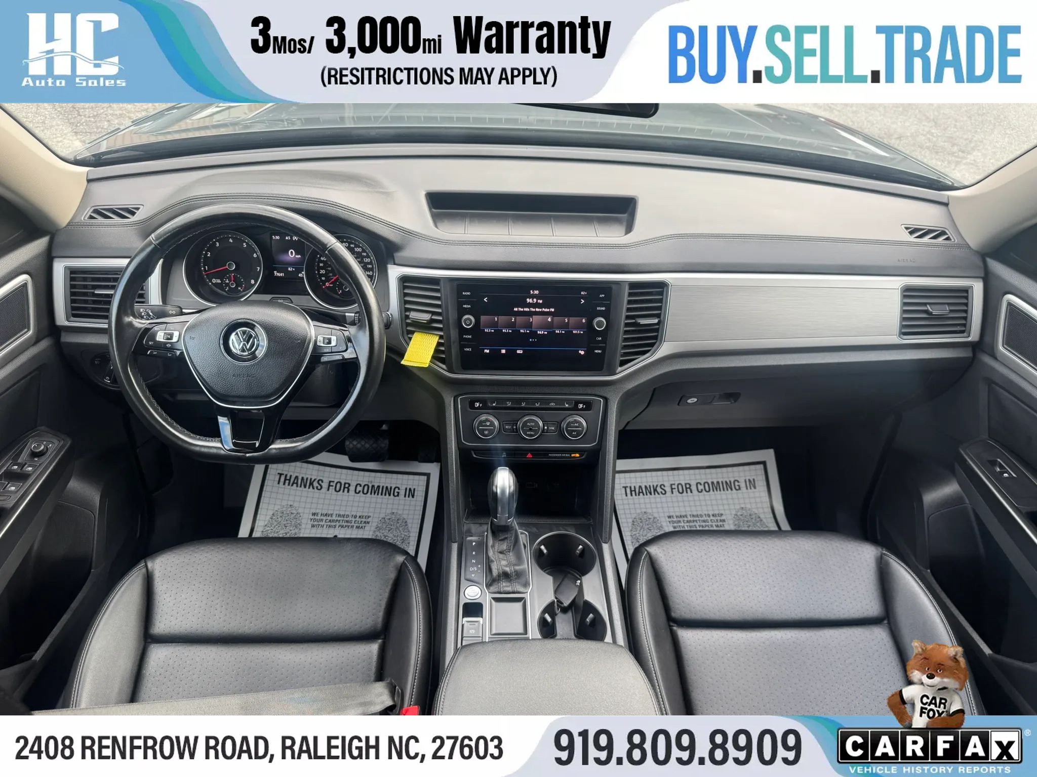 Used 2019 Volkswagen Atlas SE FWD image 22