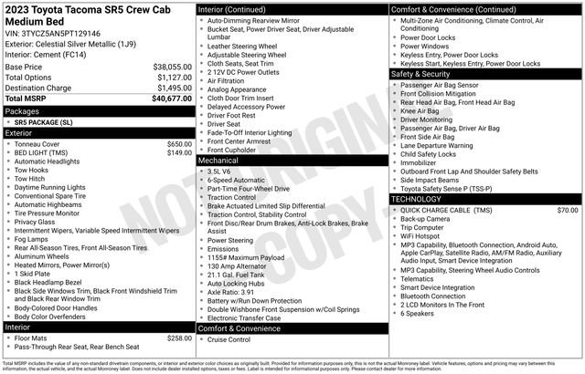 Used 2023 Toyota Tacoma SR5 image 28