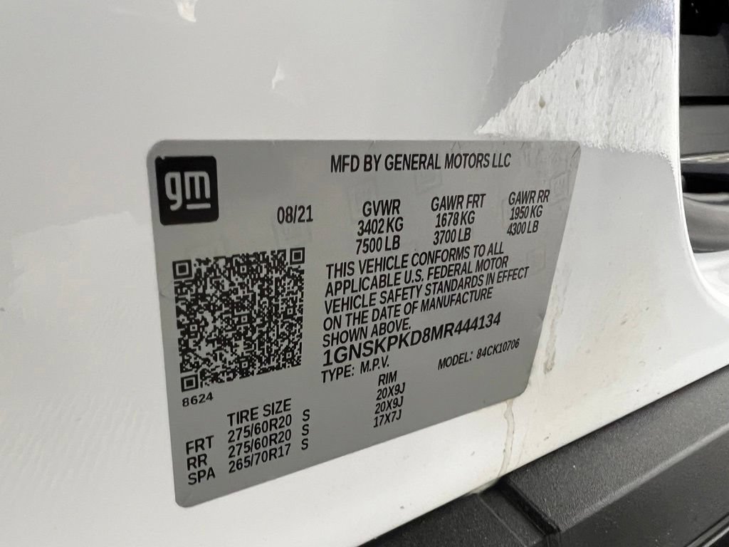 Certified 2021 Chevrolet Tahoe Z71 AWD/4WD image 34