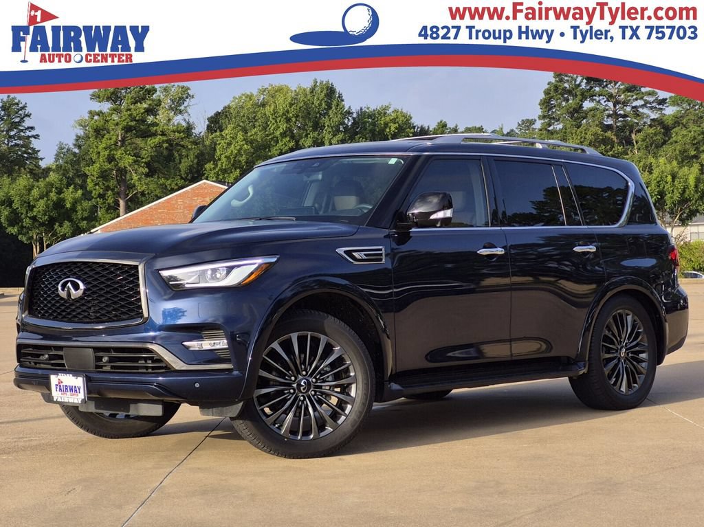 Used 2022 INFINITI QX80 Premium Select w/ Cargo Package RWD image 1